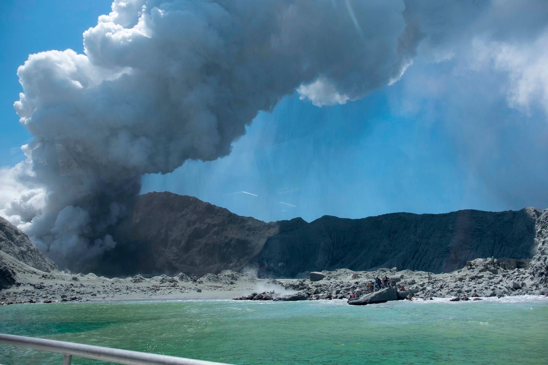 Der Vulkan auf White Island
