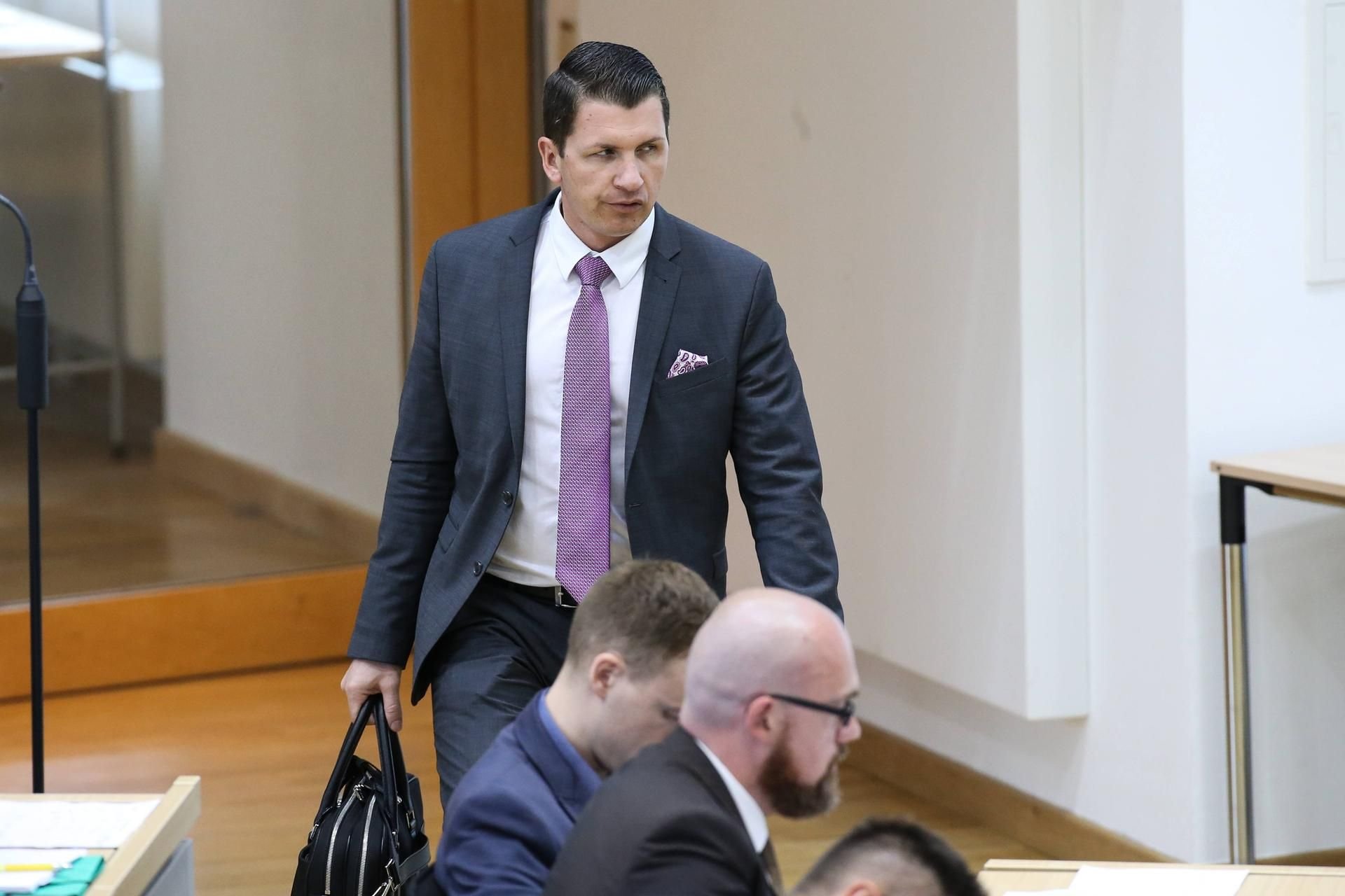 AfD-Abgeordneter Matthias Büttner im Landtag von Sachsen-Anhalt