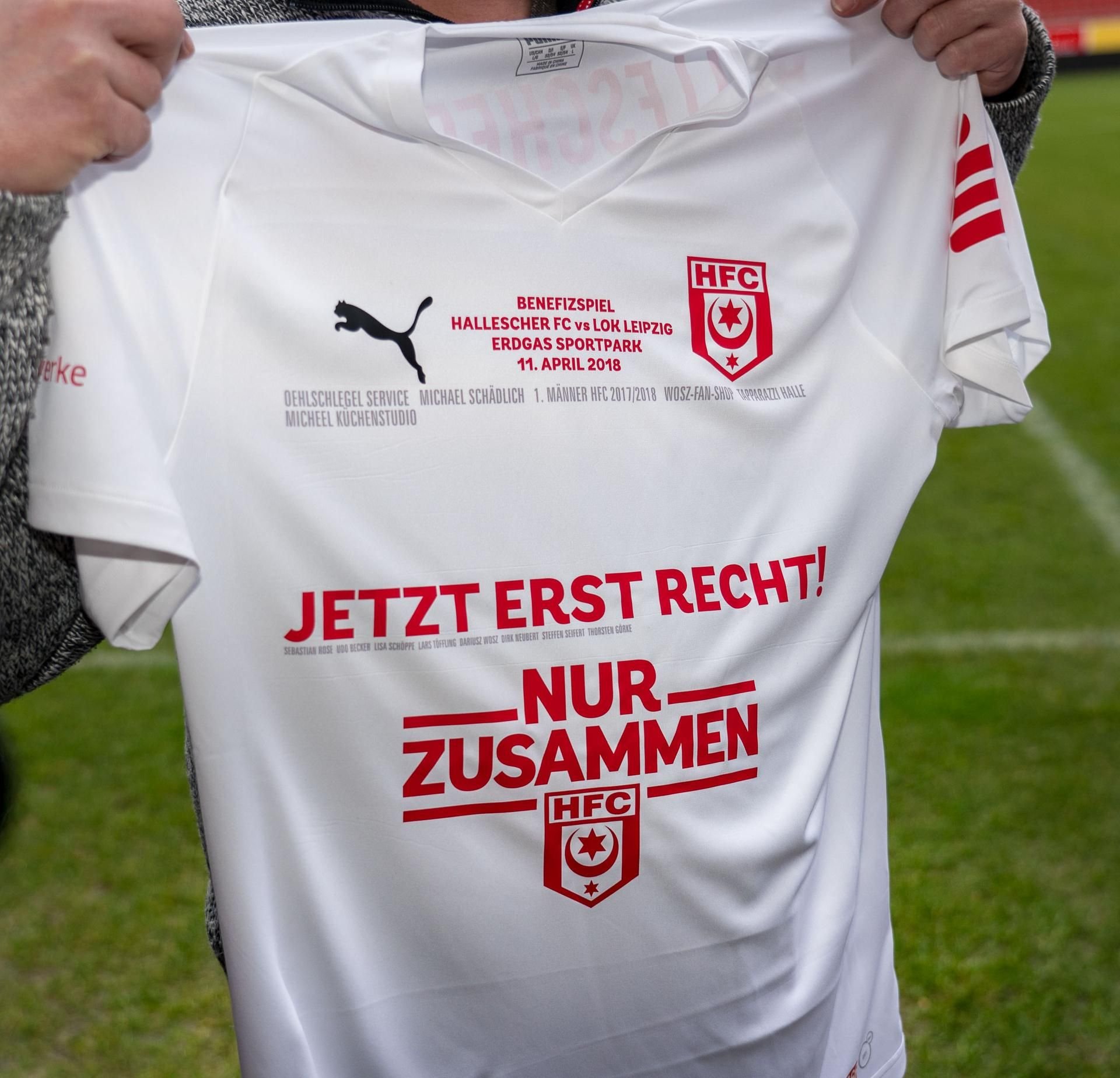 666 Namen sollen das HFC-Benefiztrikot am 11. April schmücken - noch sind aber nicht alle freien Plätze verkauft.