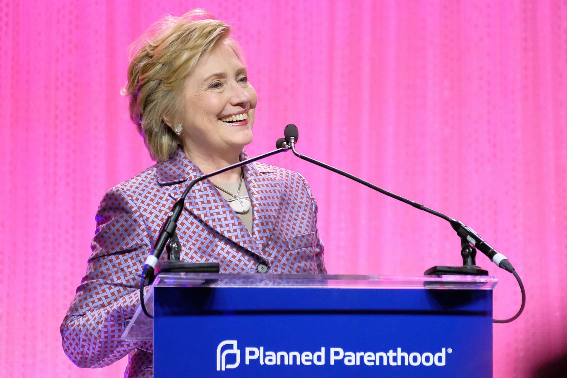 Hillary Clinton bei einer Veranstaltung in New York