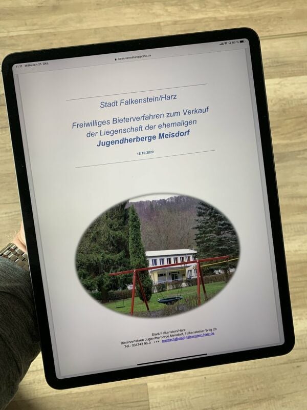 Das Angebot steht seit ein paar Tagen im Netz: Die Stadt Falkenstein verkauft die Jugendherberge.