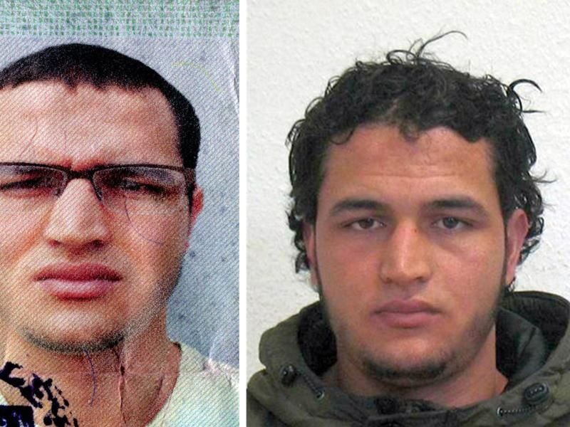 Die Bildkombo vom Bundeskriminalamt zeigt den Attentäter Anis Amri. Foto: Polizeifoto/BKA