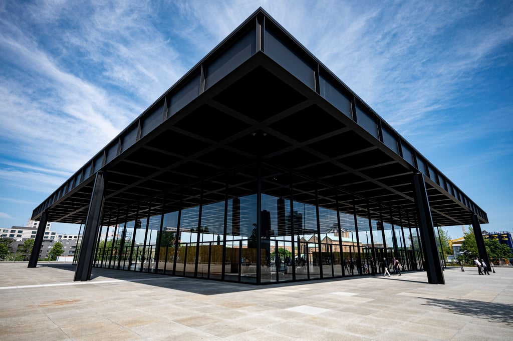 Die sanierte Neue Nationalgalerie in Berlin.