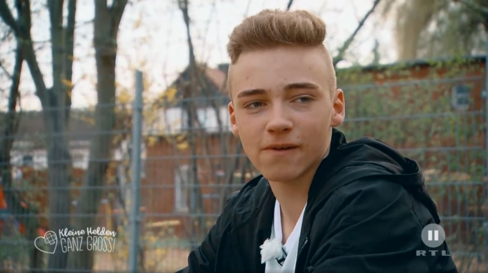 Noah in der Sendung „Kleine Helden ganz groß! - Wenn Kinder kämpfen müssen“