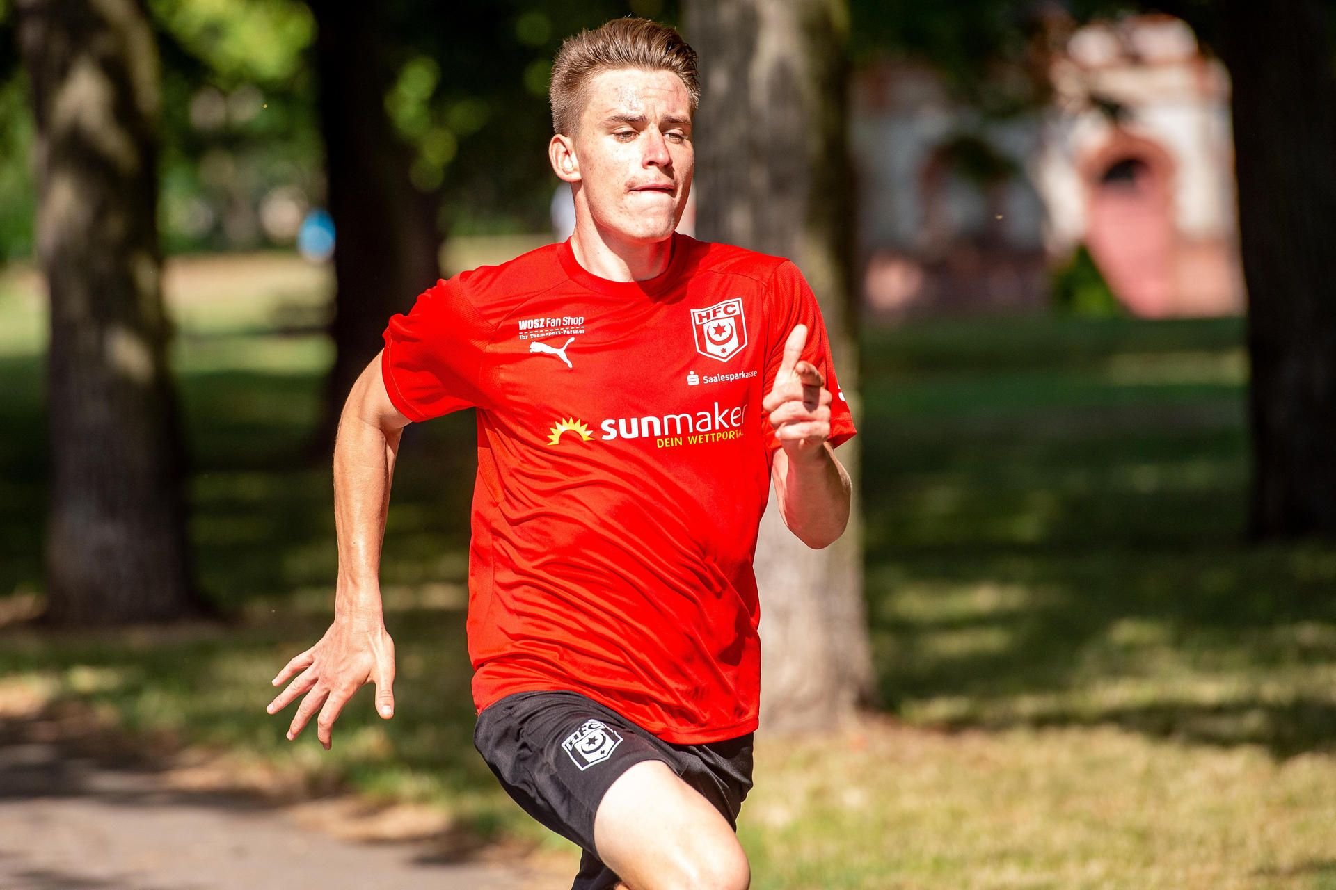 Florian Hansch zählt zu den schnellsten Spielern der dritten Liga.