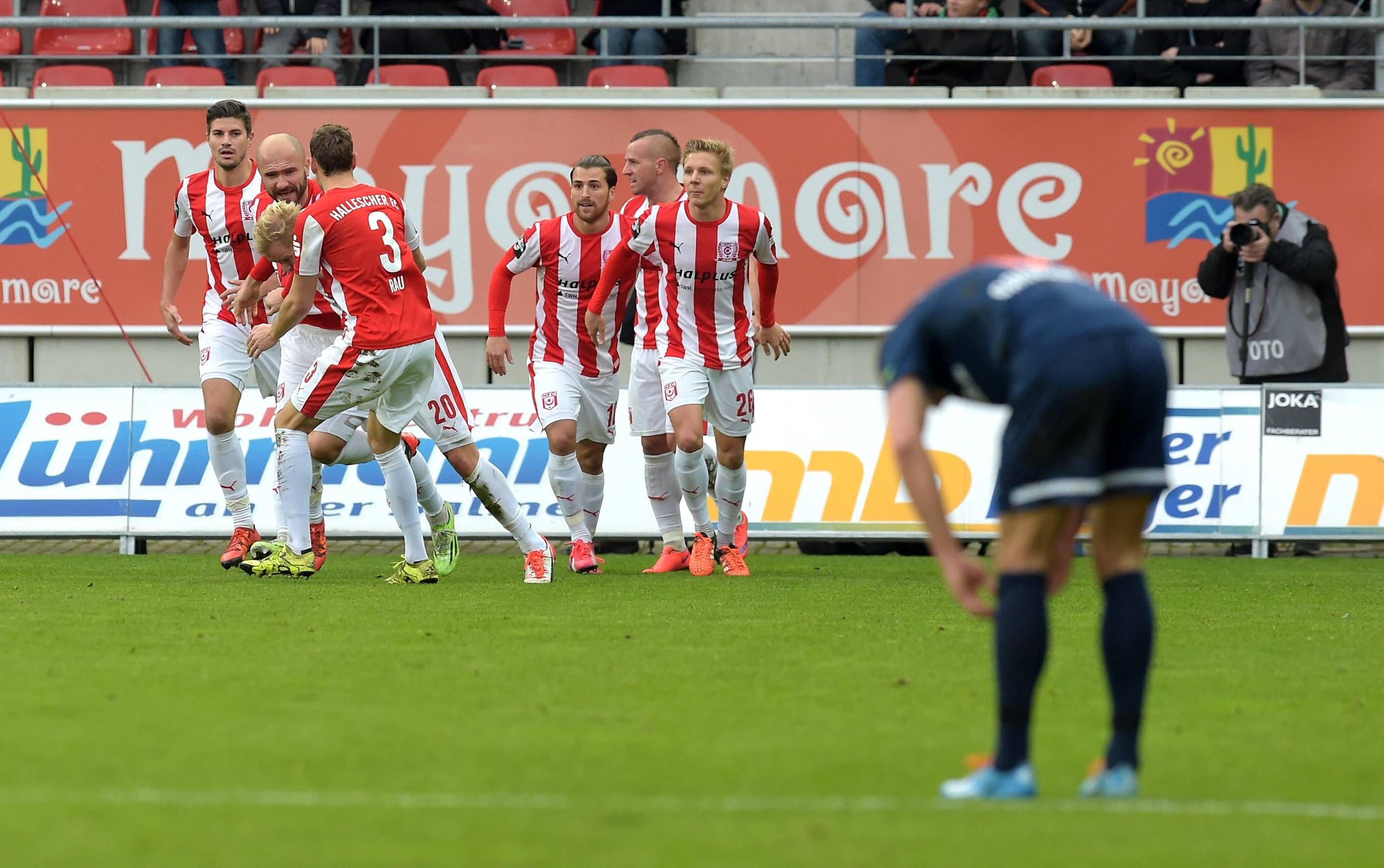 Kann der HFC wie schon in Hinspiel erneut gegen Hansa Rostock jubeln?