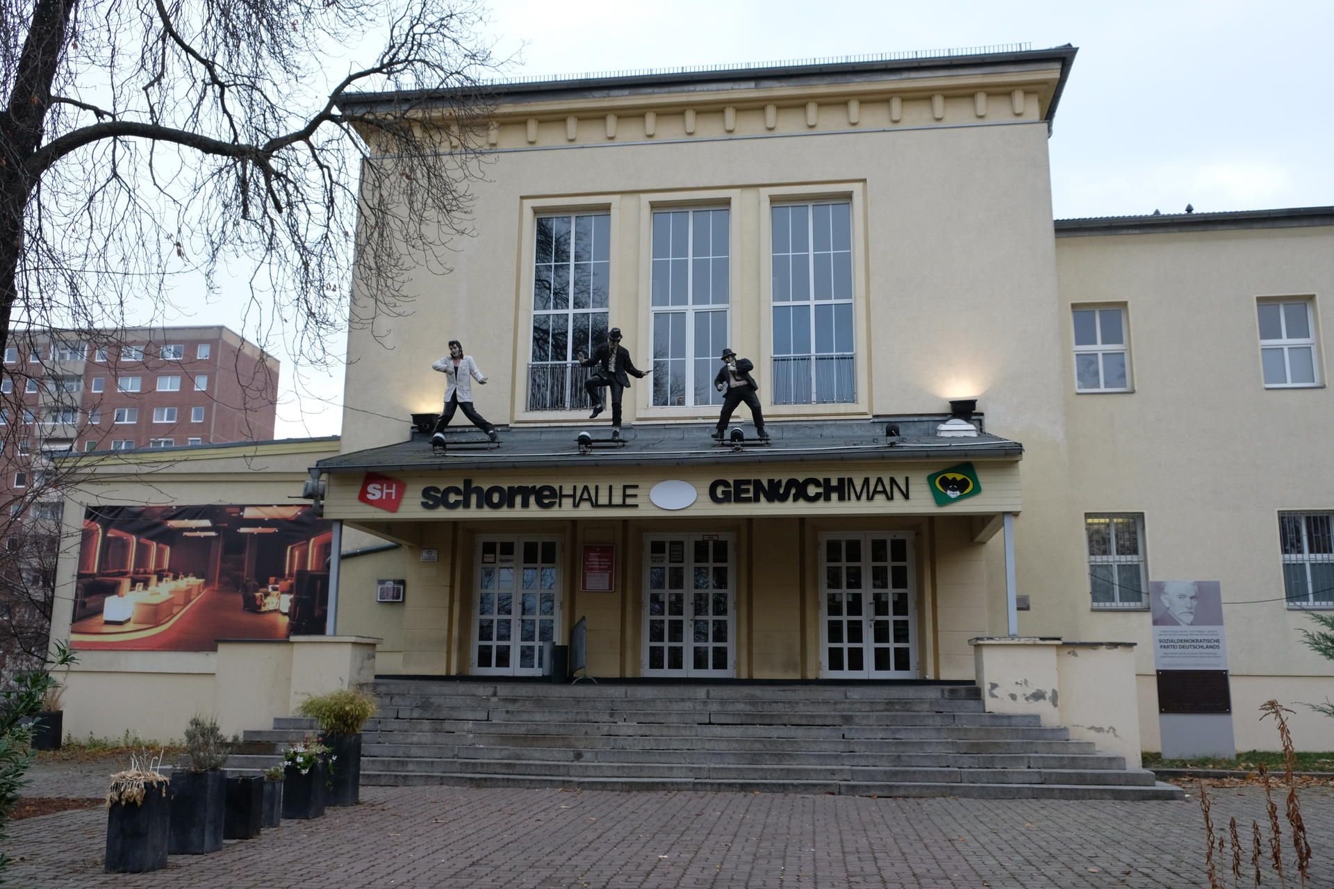 Gegen den geplanten Abriss der Schorre in Halle gab es großen Protest.
