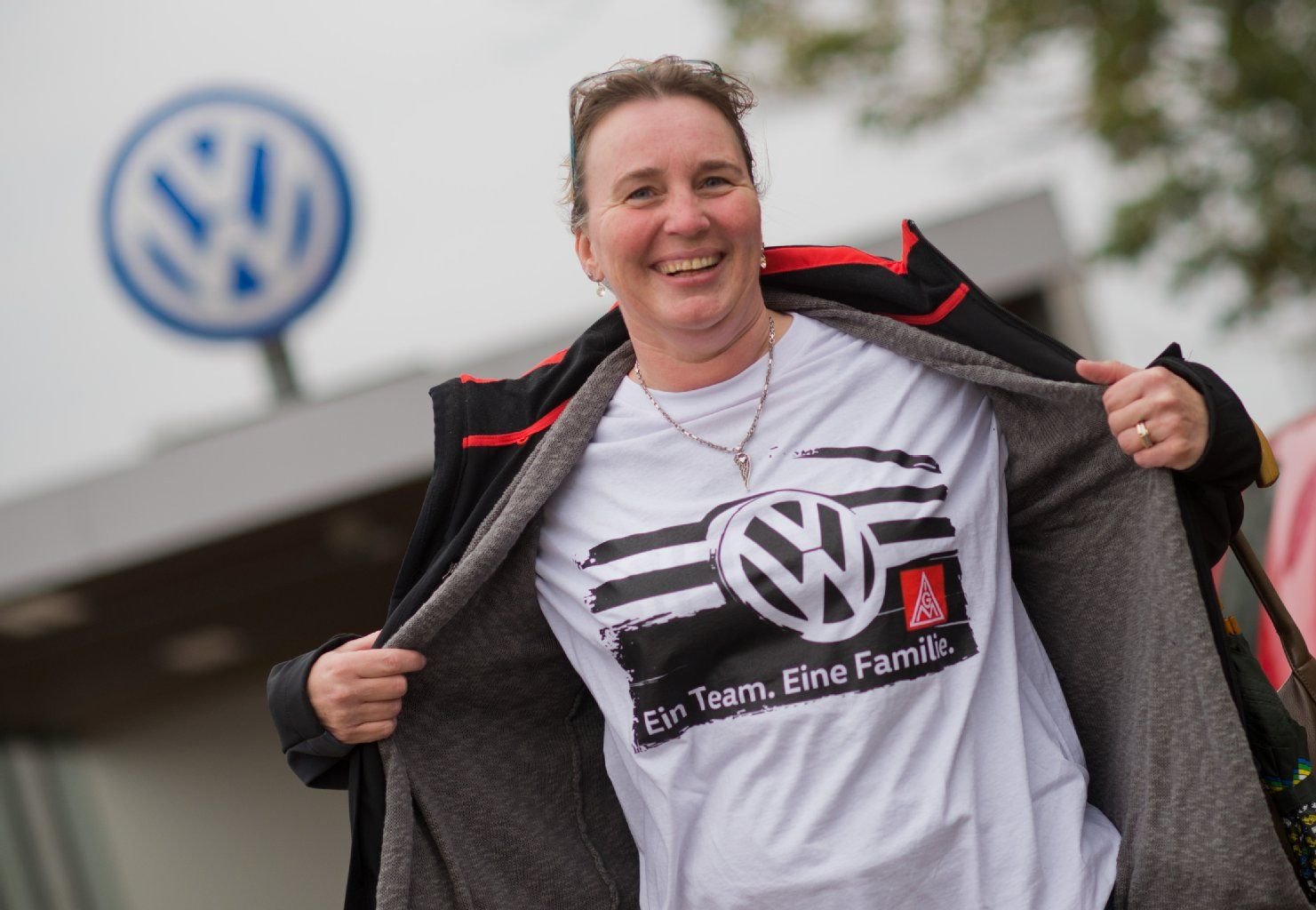 Demonstrativer Zusammenhalt bei VW trotz Konzernkrise