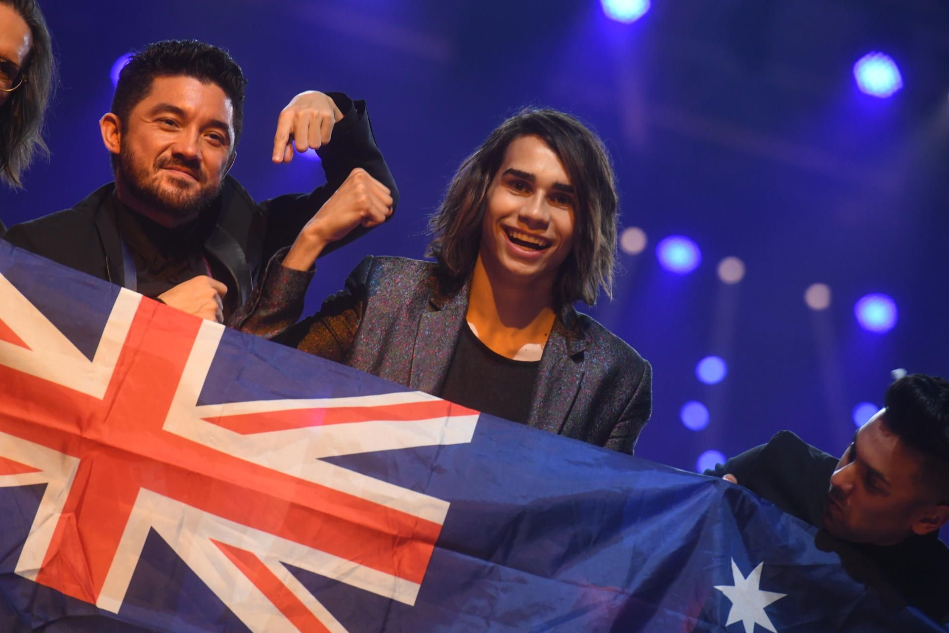 Isaiah Firebrace aus Australien konnte das erste Halbfinale des Eurovision Song Contest in Kiew gewinnen.