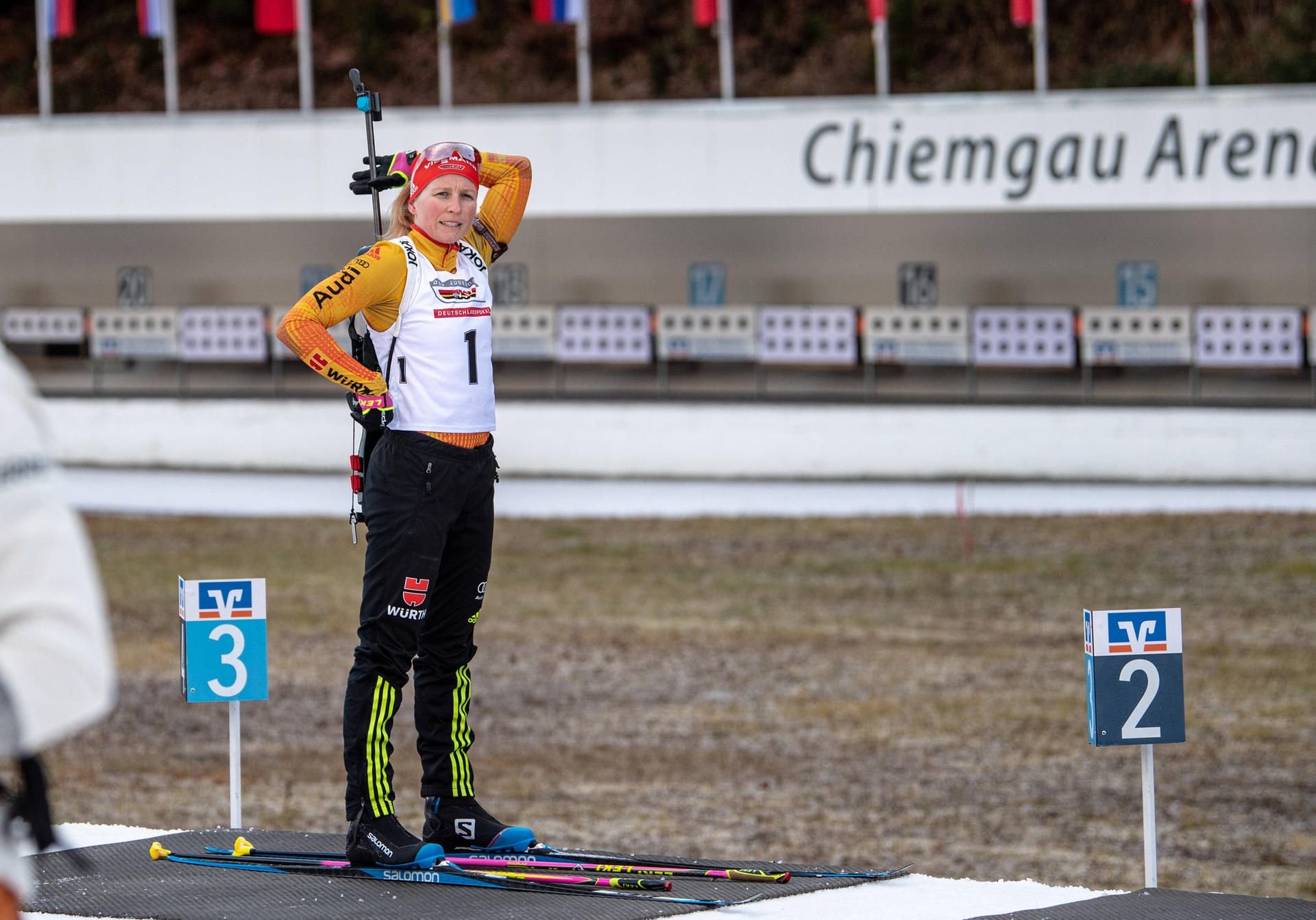 Köthens Biathlon-Star Franziska Hildebrand hat für die IBU-Cup in Arber gemeldet.