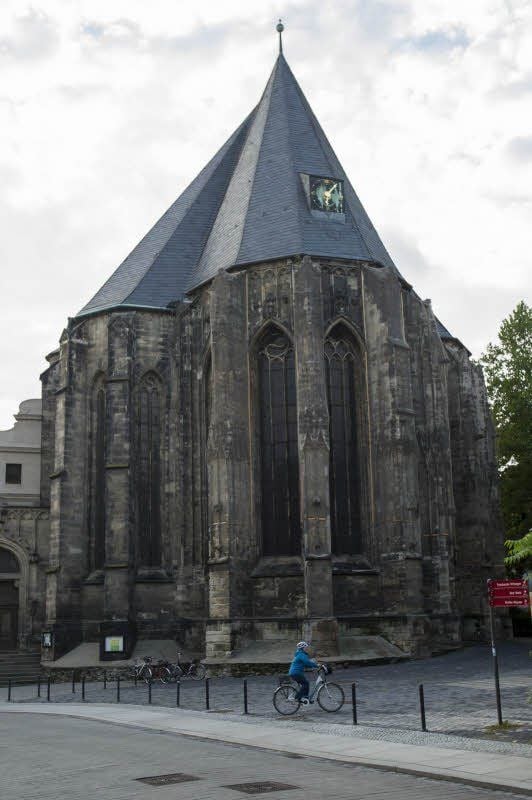 Die Moritzkirche in Halle.