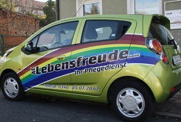 Die vier Fahrzeuge des Pflegedienstes „Lebenfreude“ wurden gestohlen, jetzt sind alle wieder aufgetaucht.