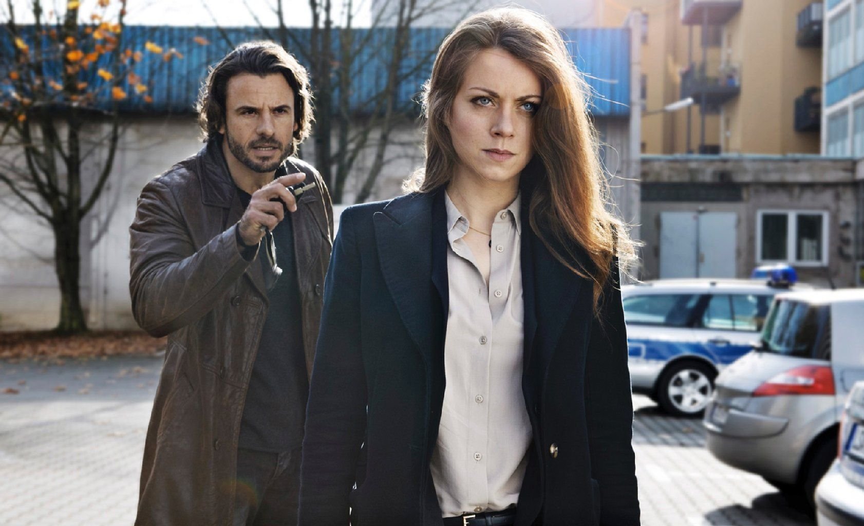 Kommissar Claudius Zorn (alias Stephan Luca, links) und Staatsanwältin Frieda Borck (alias Alice Dwyer) in "Zorn - Vom Lieben und Sterben"