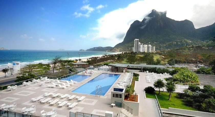 Mittendrin: Das englische Team wohnt im Hotel Royal Tulip in Rio de Janeiro.