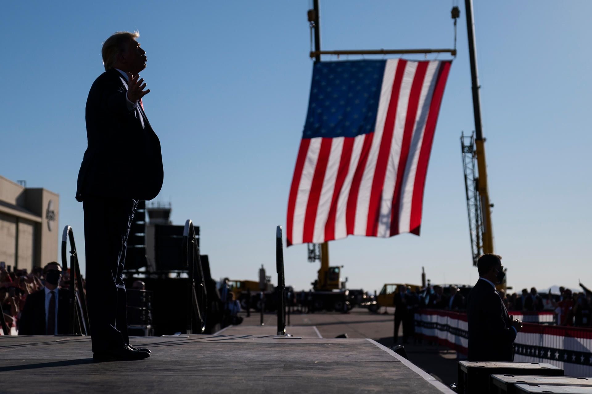 Der US-Wahlkampf konzentriert sich vor allem auf die Swing States.
