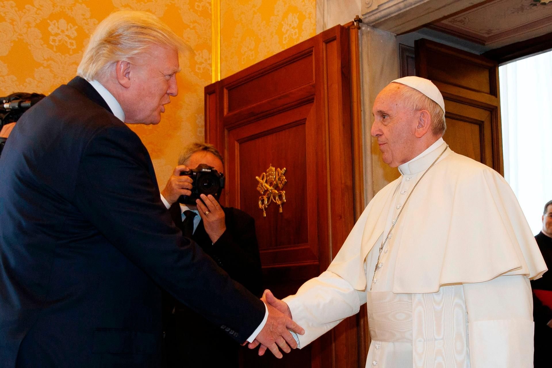 Donald Trump trifft Papst Franziskus