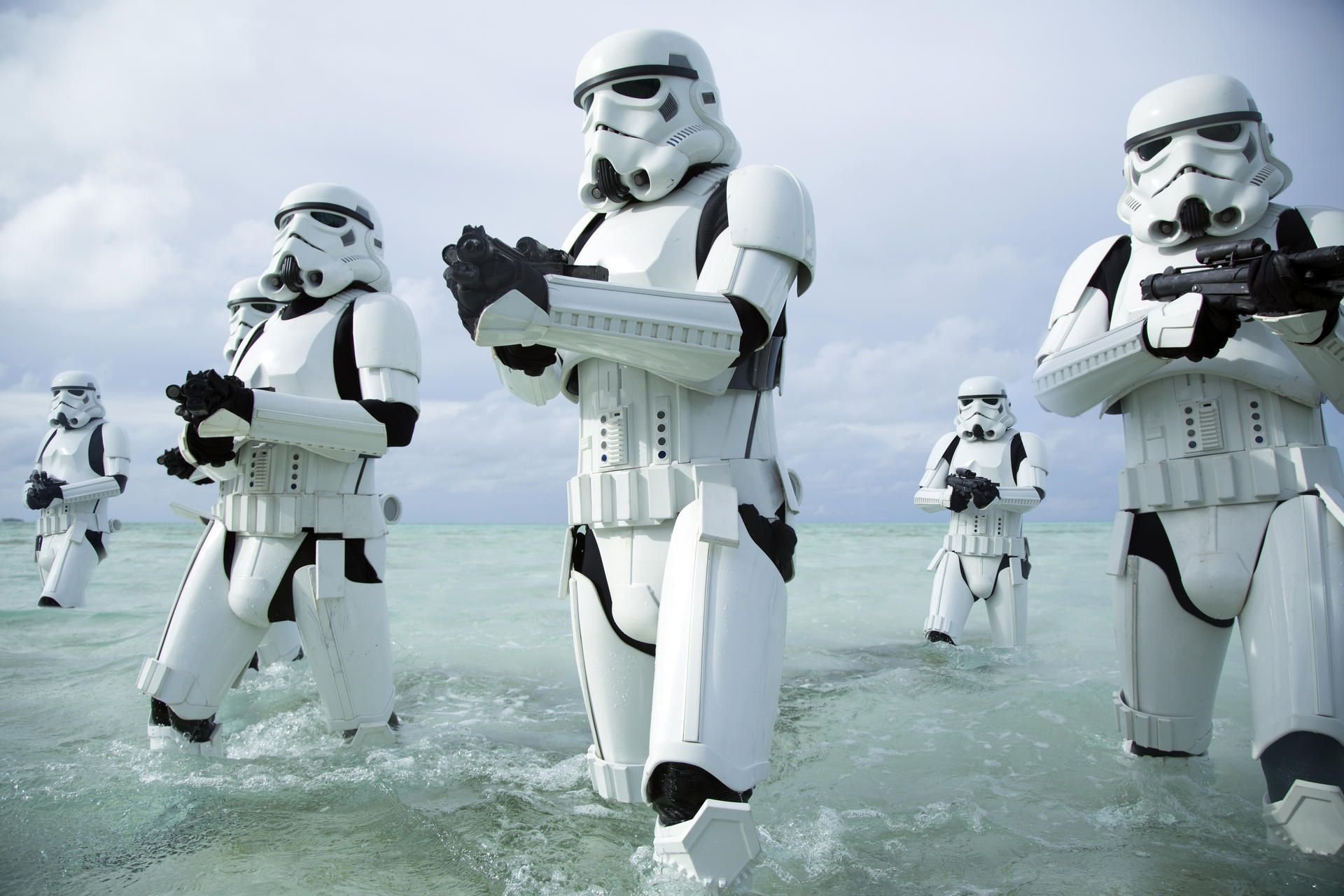 Stormtroopers in einer Szene aus dem Film „Rogue One“