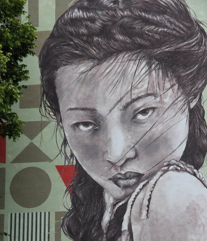 Die Welt als Herausforderung: Das Motiv für dieses Bild haben Neustädter Schüler für die Neugestaltung der Fassade ihrer Schule ausgewählt.