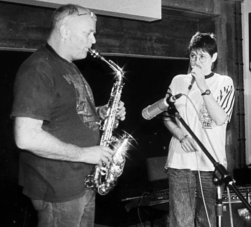 Ernst-Ludwig „Luten“ Petrowsky und Uschi Brüning 1988 in Chemnitz.