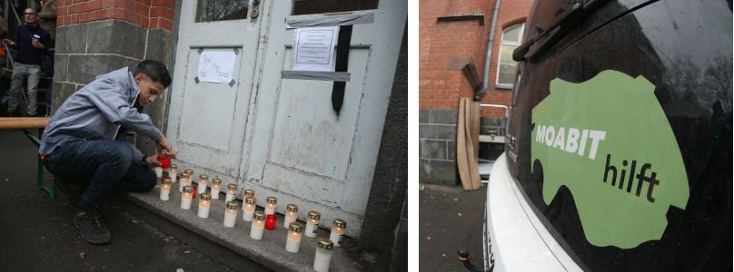 Am Mittwochabend (27.01.2016) zündeten Menschen am Lageso Kerzen für einen angeblich in Berlin gestorbenen Flüchtling an. Doch die Geschichte war erfunden.