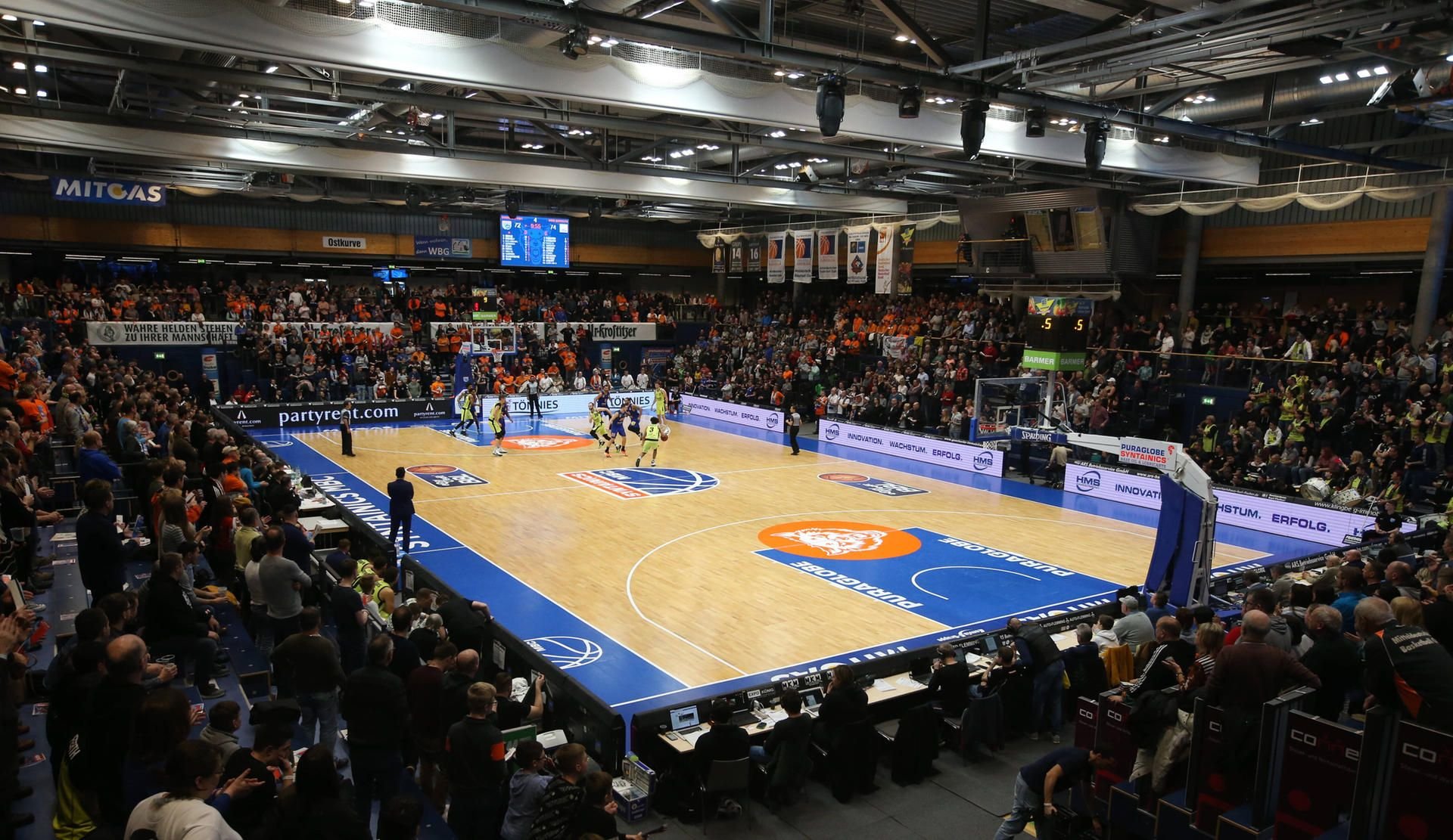 In der Stadthalle Weißenfels könnte es im Oktober ein BBL-Pokalturnier geben.
