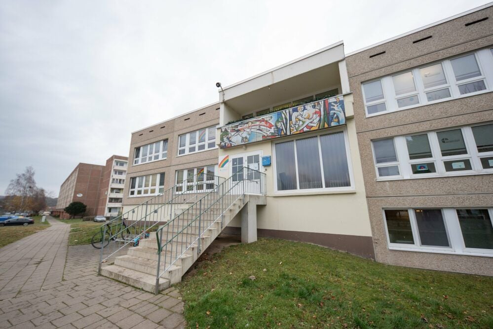 Die Kindertagesstätte „Regenbogenland“ in der Neustädter Straße in Thale. Hier haben engagierte Eltern einen neuen Verein eingerichtet.