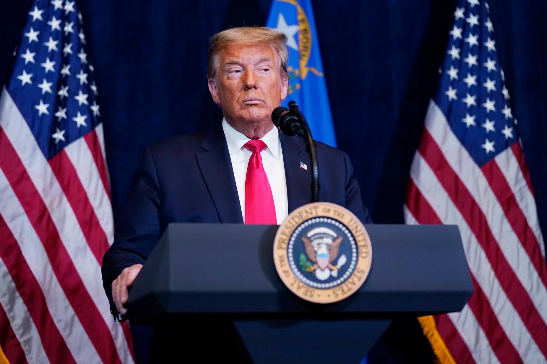 Würde Donald Trump eine Niederlage anrkennen? Er selbst äußert sich dazu widersprüchlich.