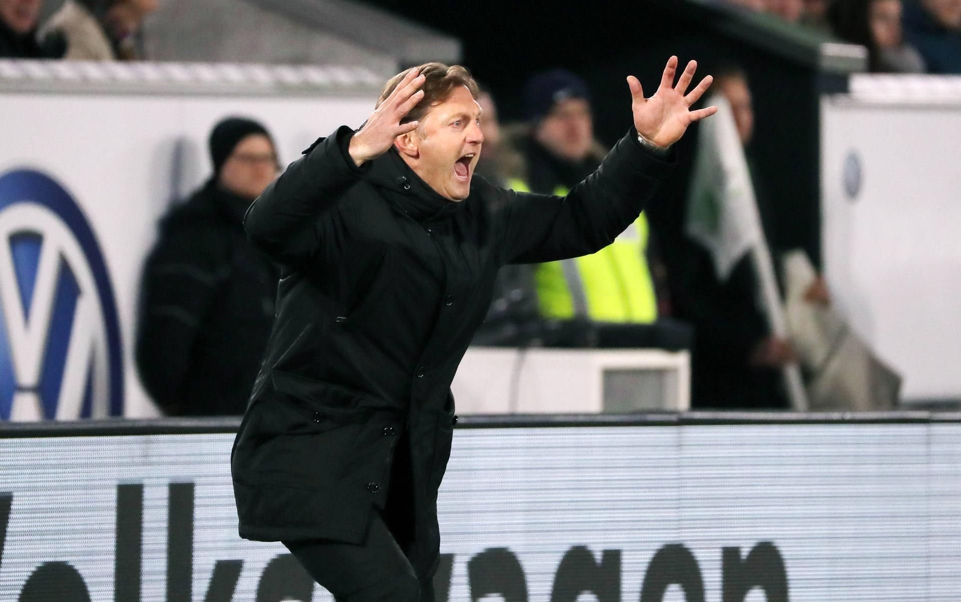 Voller Einsatz bei RBL-Trainer Ralph Hasenhüttl.