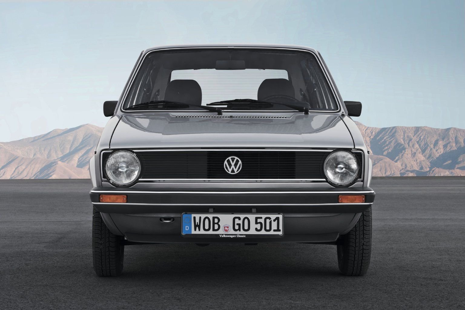 So kleine Reifen: Der Golf 1 stand noch auf dünnem Gummi.