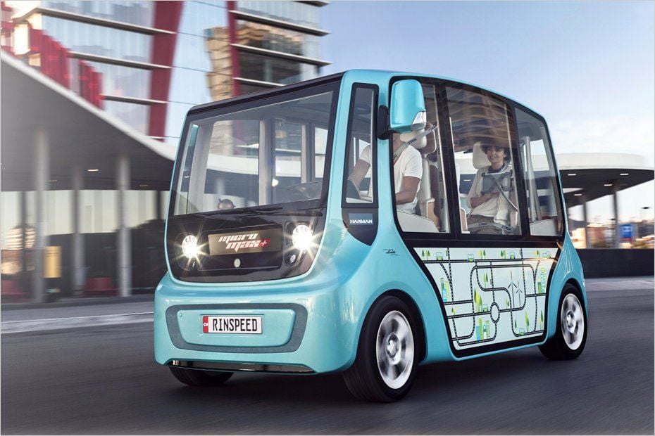 Auf dem Genfer Automobilsalon 2013 zeigt Rinspeed die Studie „microMAX“.