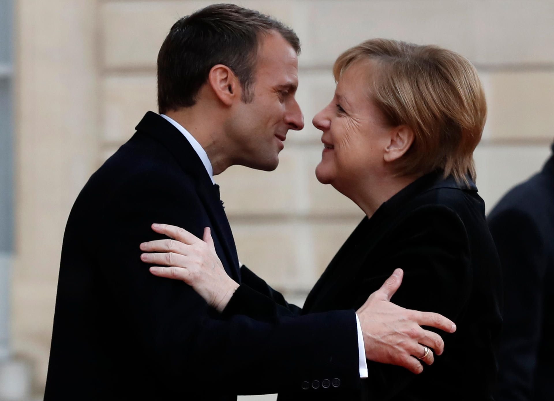 Emmanuel Macron und Angela Merkel.