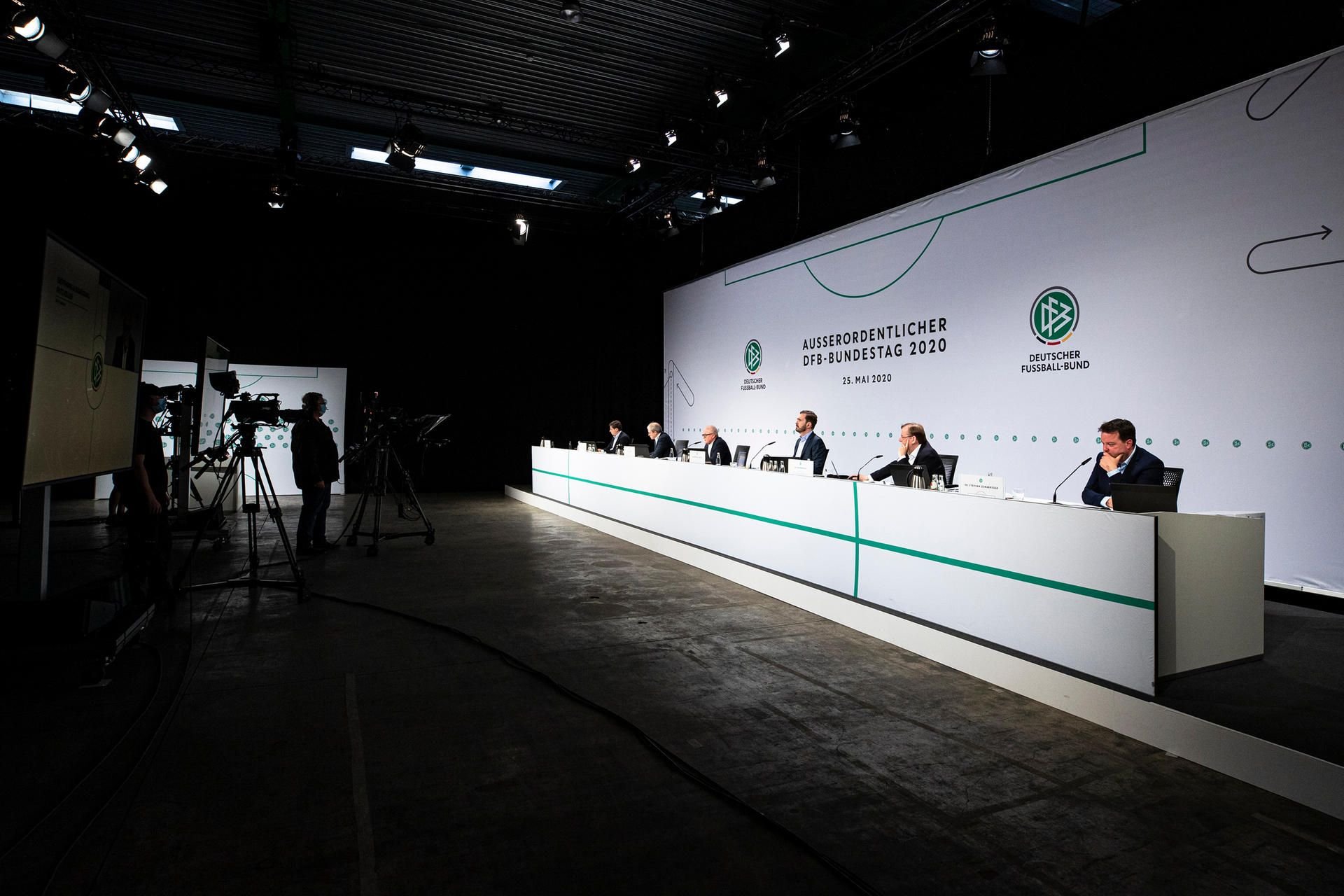 Der DFB-Bundestag fand wegen der Corona-Pandemie rein virtuell statt.
