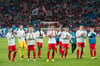 Applaus für die Fans nach Spielende: So ganz glücklich wirkten die Profis von RB Leipzig nach dem 1:1 gegen AS Monaco nicht.