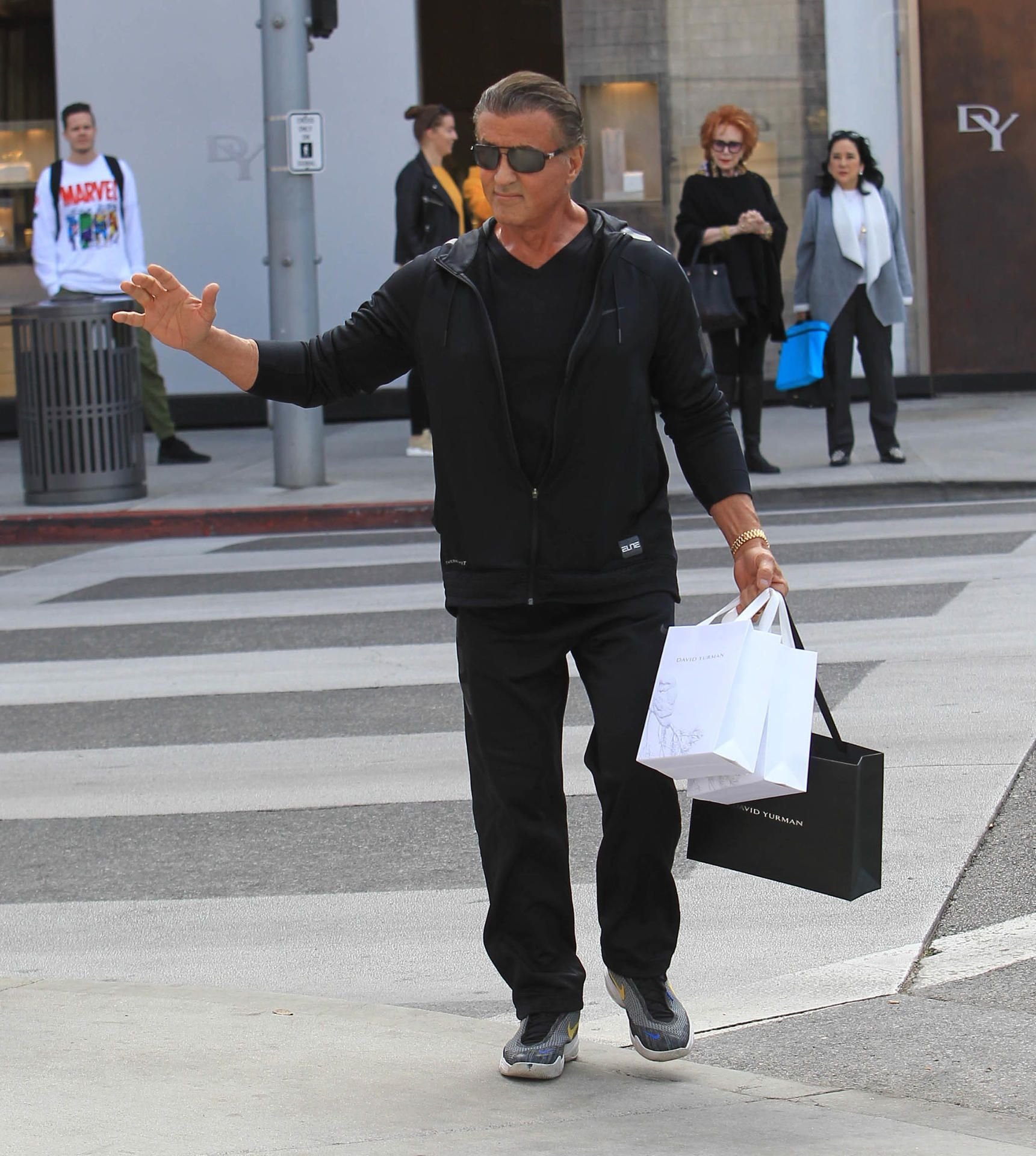 Sylvester Stallone beim Shoppen in Los Angeles.