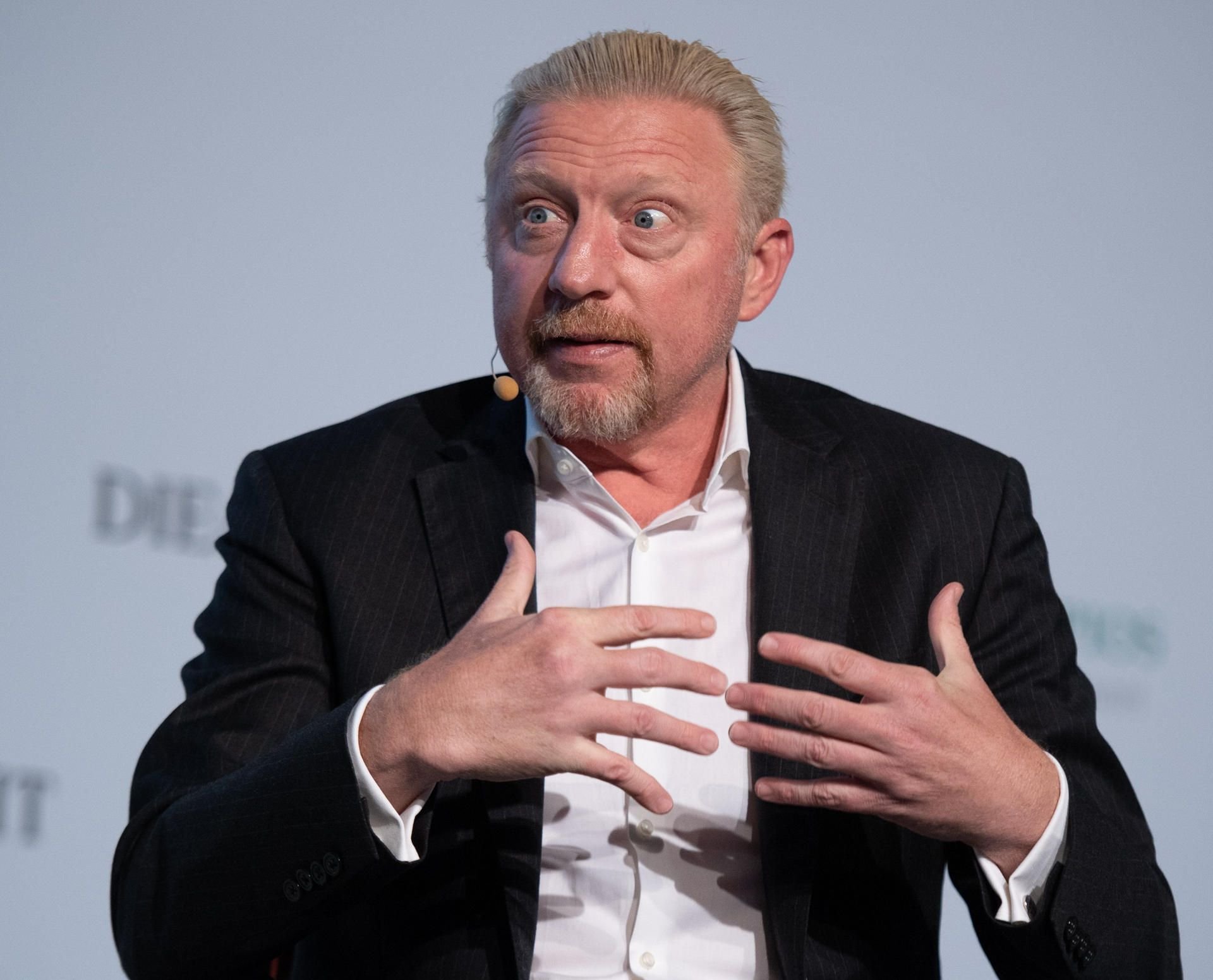 Boris Becker bei einem Auftritt in Hamburg.