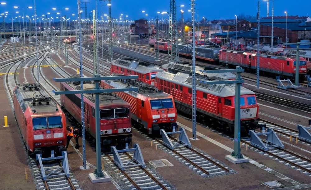 Seit Ende Dezember ist die Zugbildungsanlage am Güterbahnhof Halle im vollen Betrieb. Der Betriebslärm nervt Anwohner im Thaerviertel.