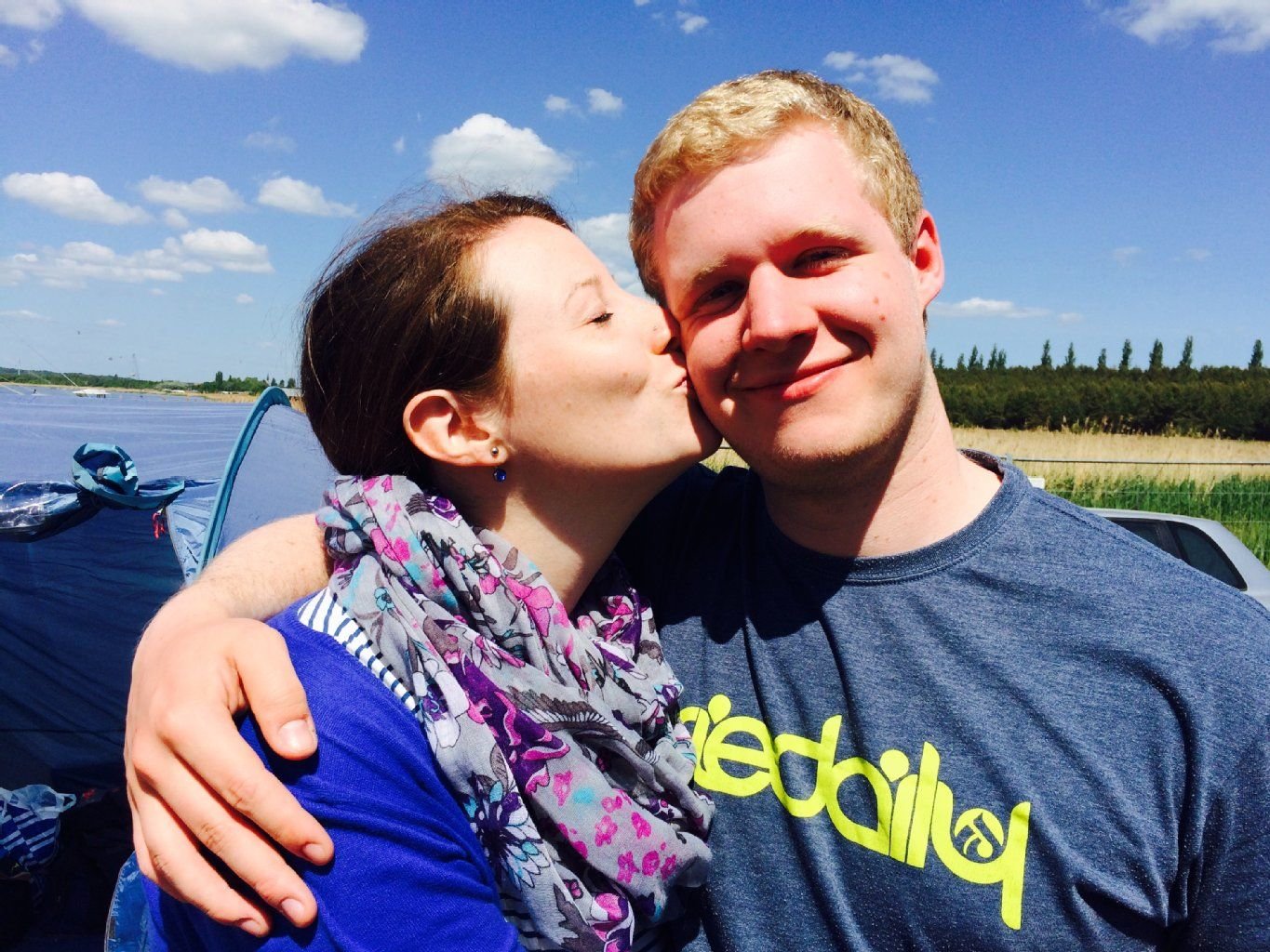 Anne und David haben sich vor zwei Jahren beim Festival kennengelernt.