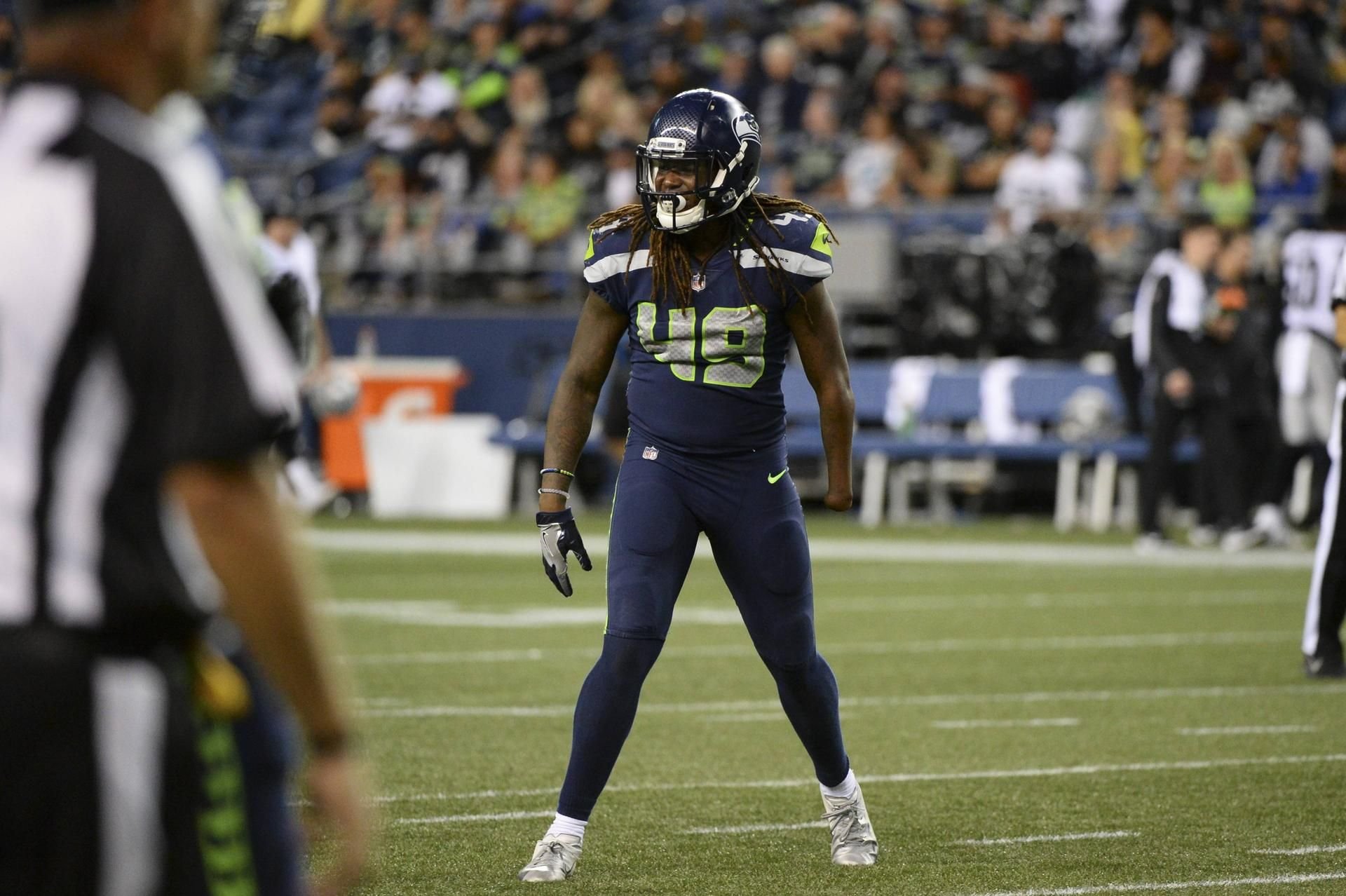 Shaquem Griffin bei einem Vorbereitungsspiel der Seattle Seahawks.