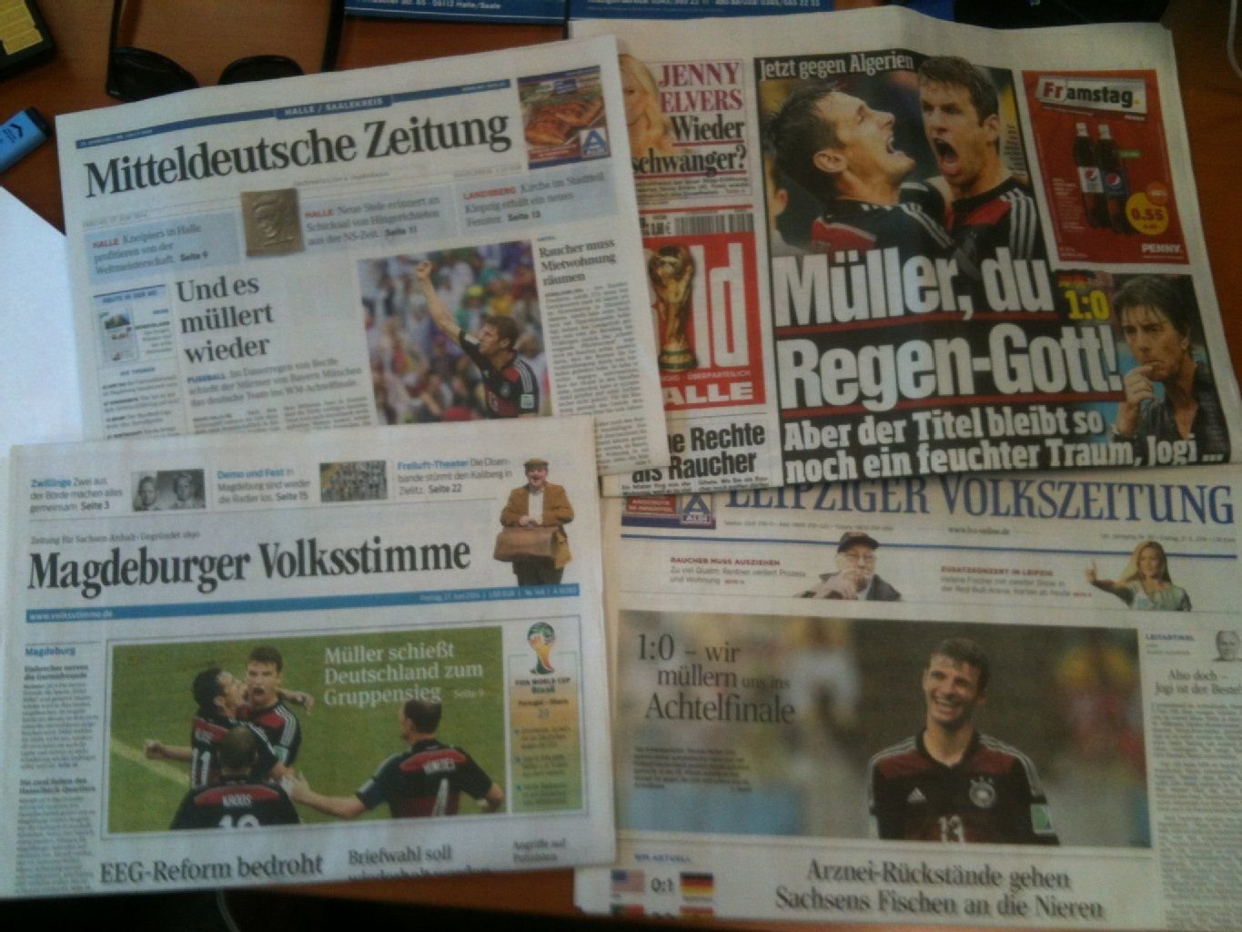 Presseschau vom 27. Juni 2014