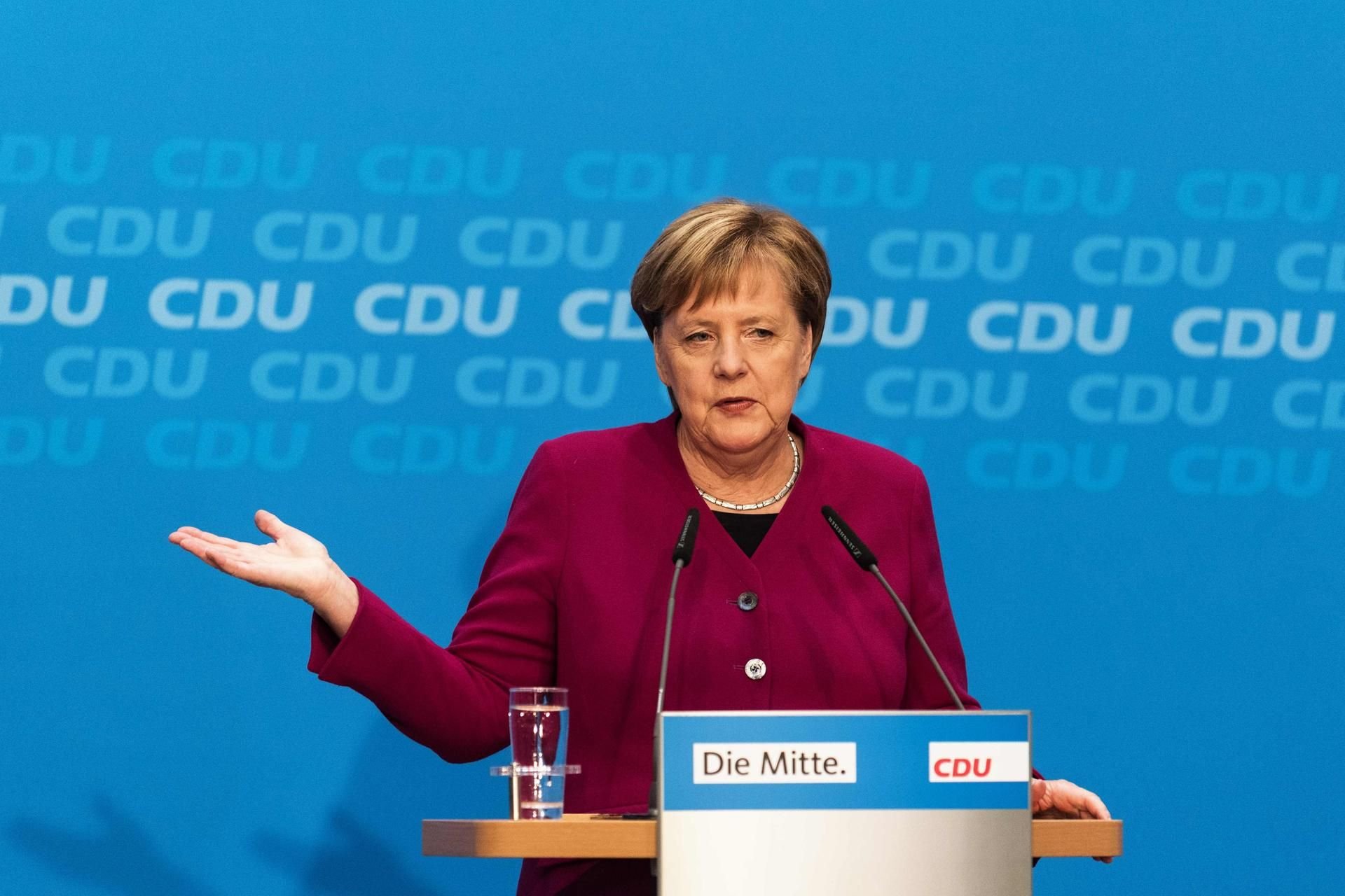 Bundeskanzlerin Angela Merkel am Montag in Berlin