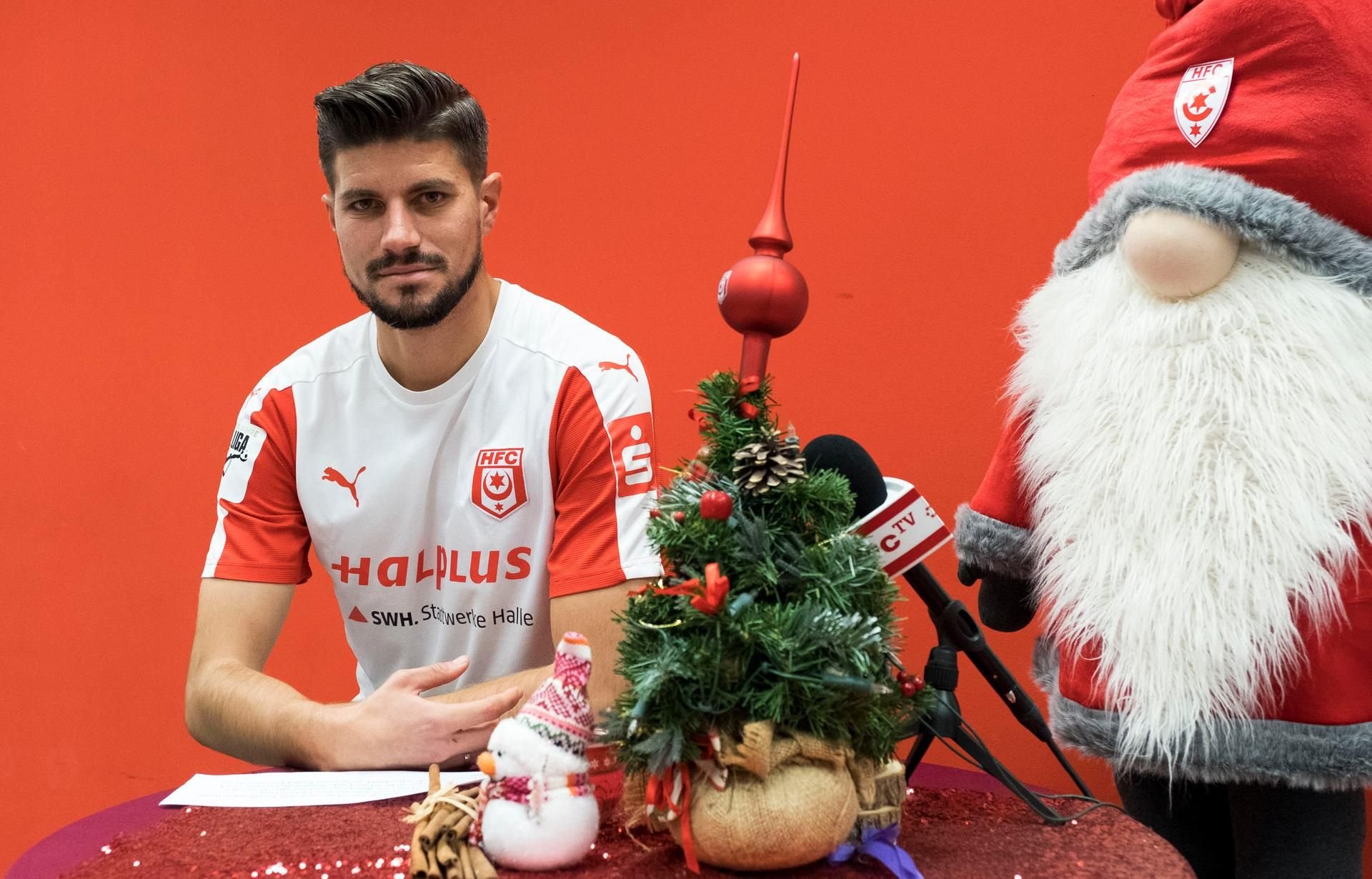 Auch die Mannschaft des HFC wird bei der Weihnachtsfeier am 16. Dezember am Erdgas Sportpark anwesend sein.