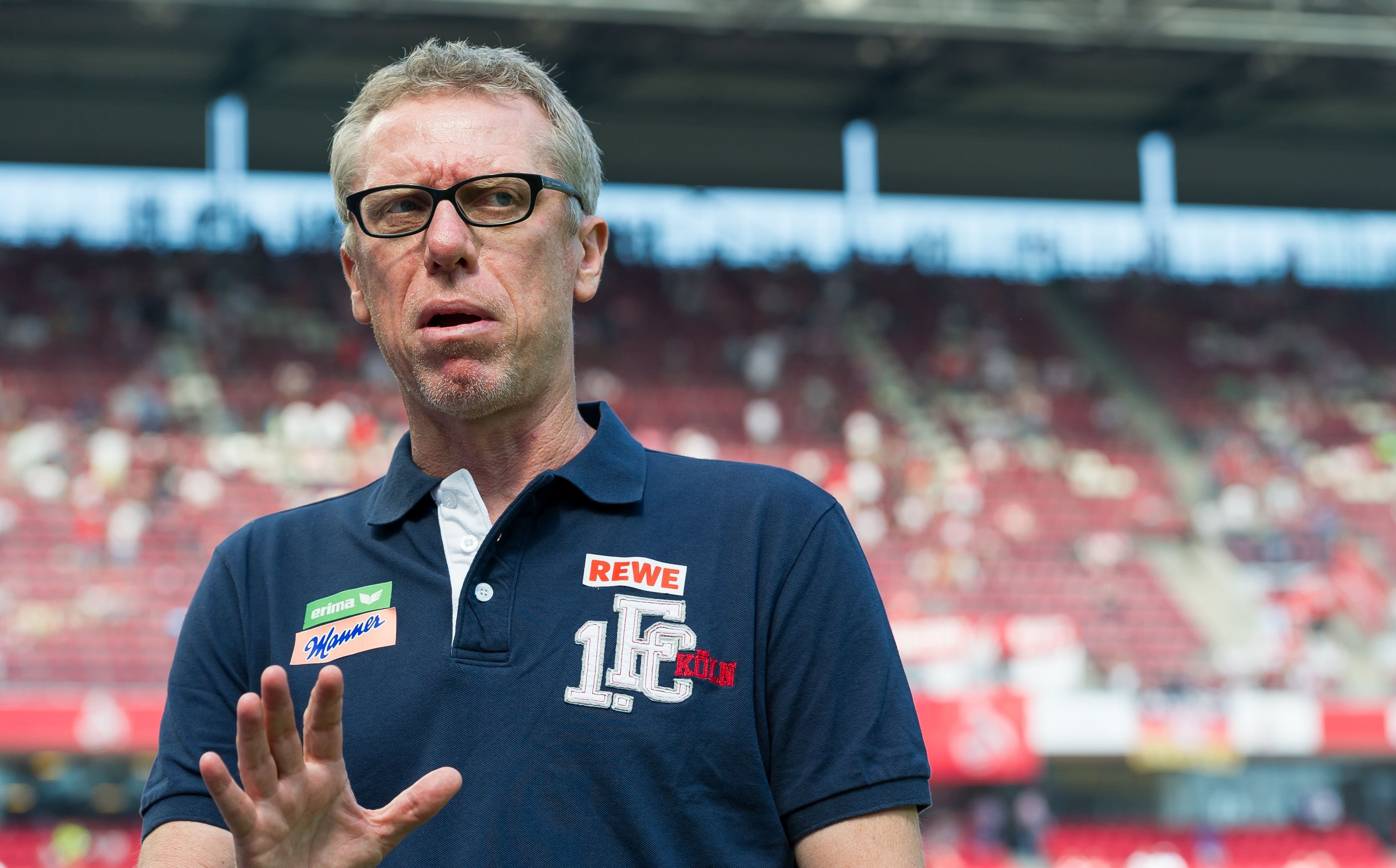 Kölns Trainer Peter Stöger