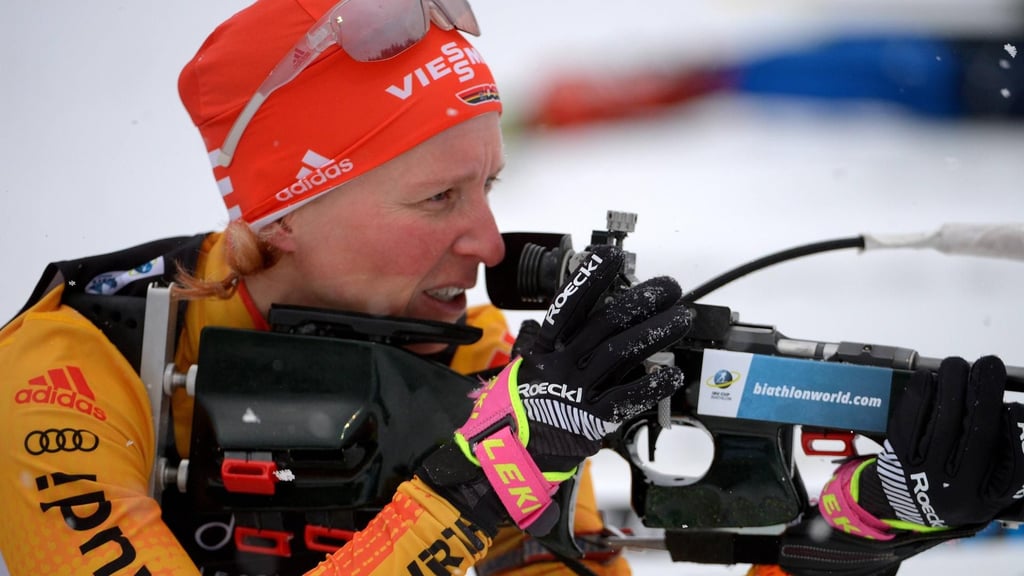 Biathletin Franziska Hildebrand ist nach überstandener Corona-Erkrankung zurück im Training.
