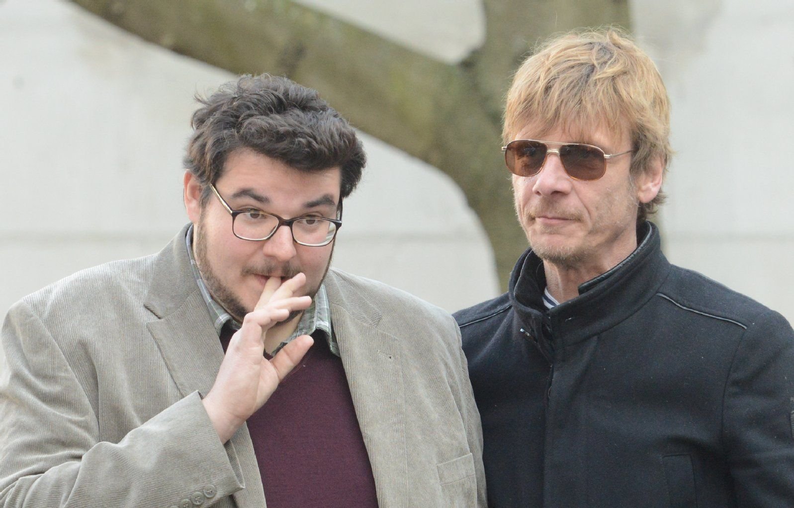 Schauspieler Axel Ranisch und Zorn-Autor Stephan Ludwig