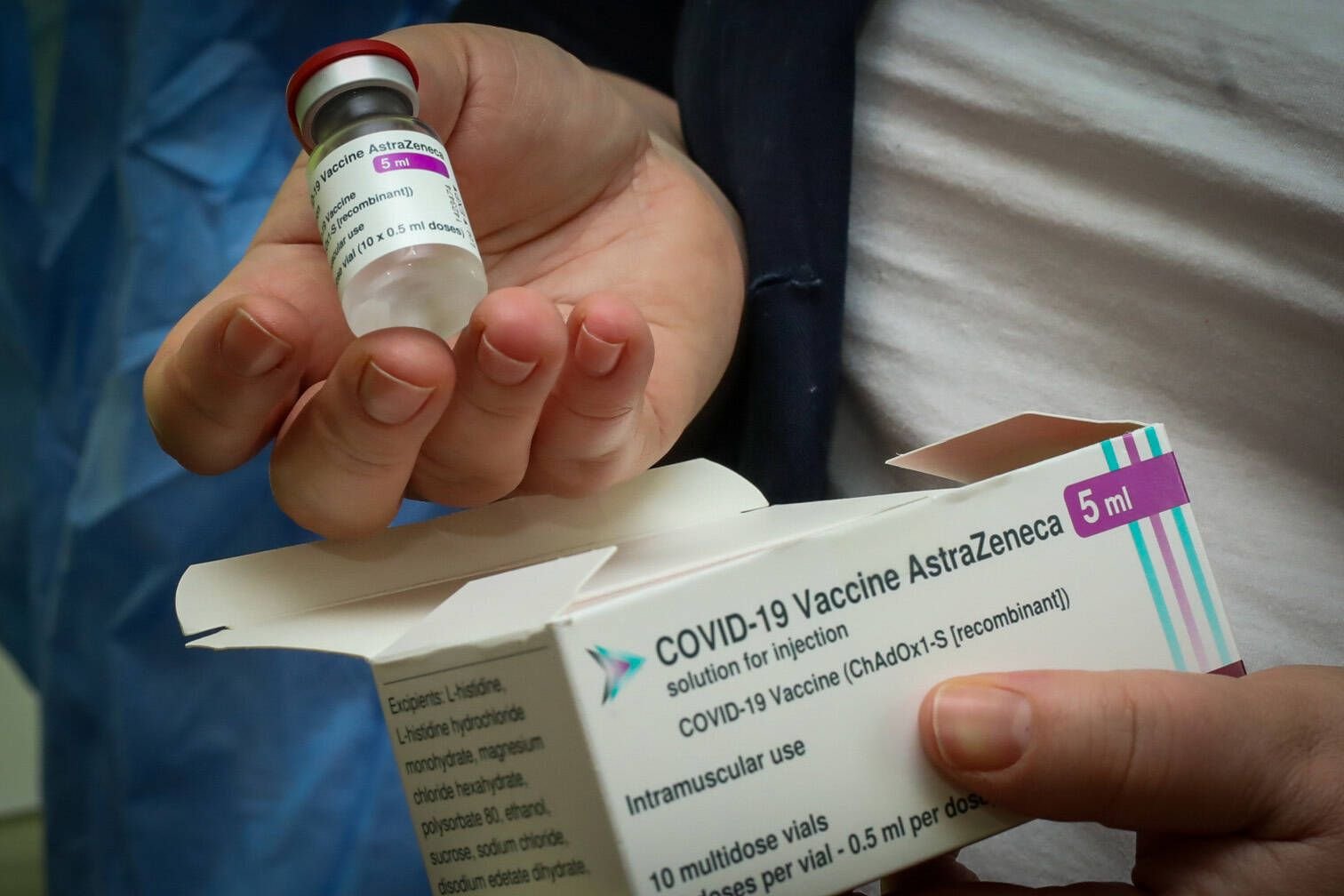 Der Impfstoff von AstraZeneca.
