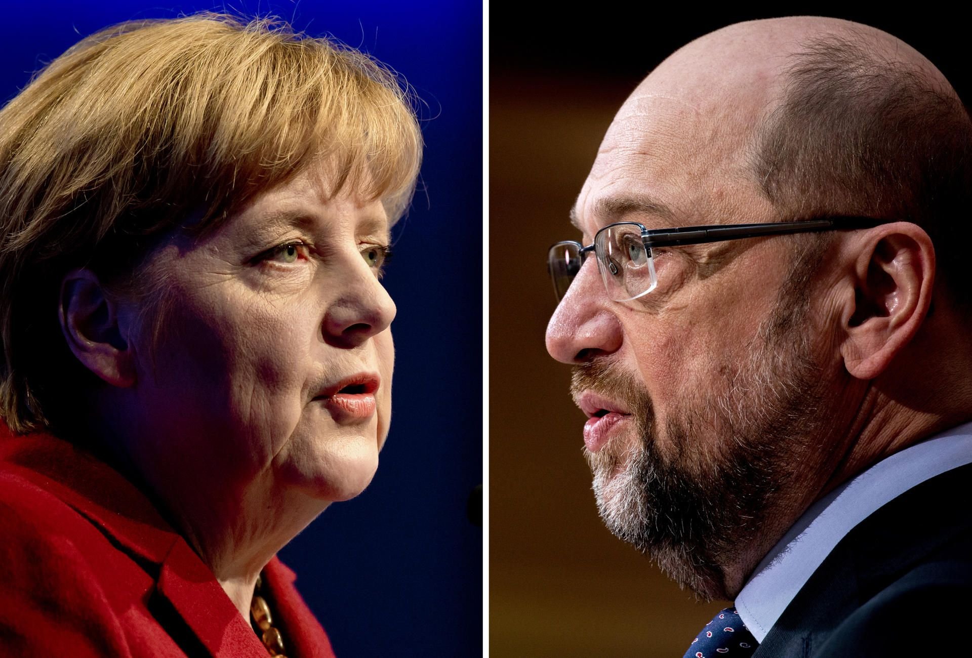 Der SPD-Vorsitzende und Kanzlerkandidat Martin Schulz sucht jetzt auch persönlich verschärft die Auseinandersetzung mit Amtsinhaberin Angela Merkel.