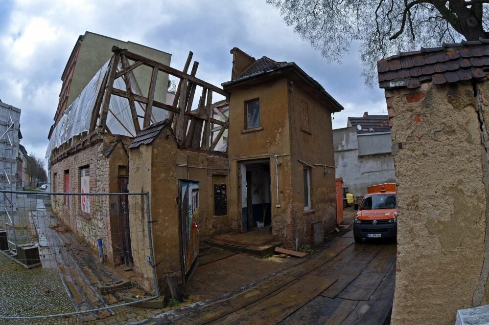 Am sogenannten Das „Wohnhaus des Henkers“ Vor dem Hohen Tor 3 wird saniert bleibt noch viel zu tun.