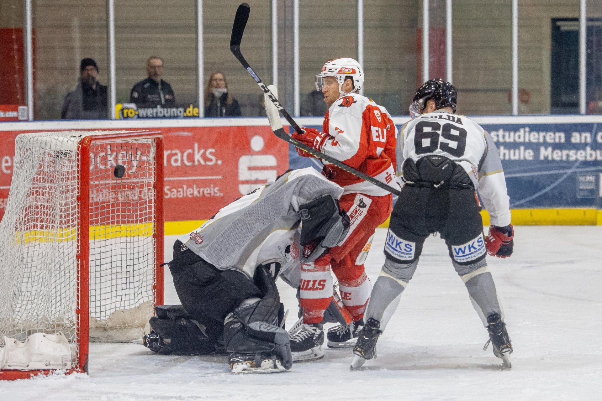 Die Saale Bulls haben ihr Heimspiel gegen Erfurt verloren. (Archivbild)