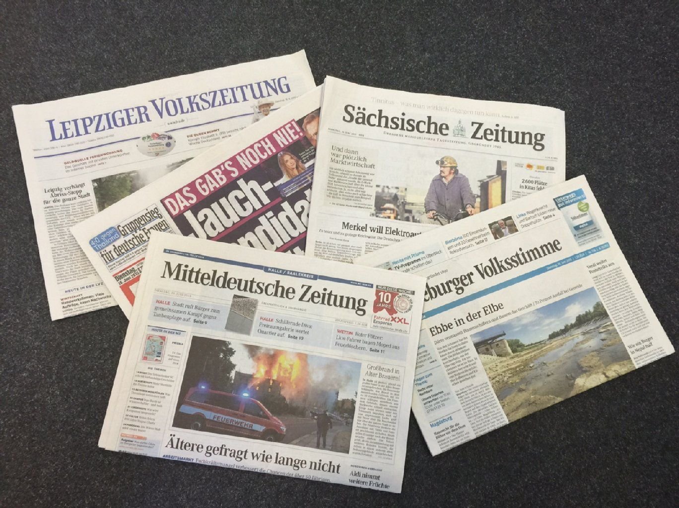 Die regionale Tagespresse am 16. Juni 2015