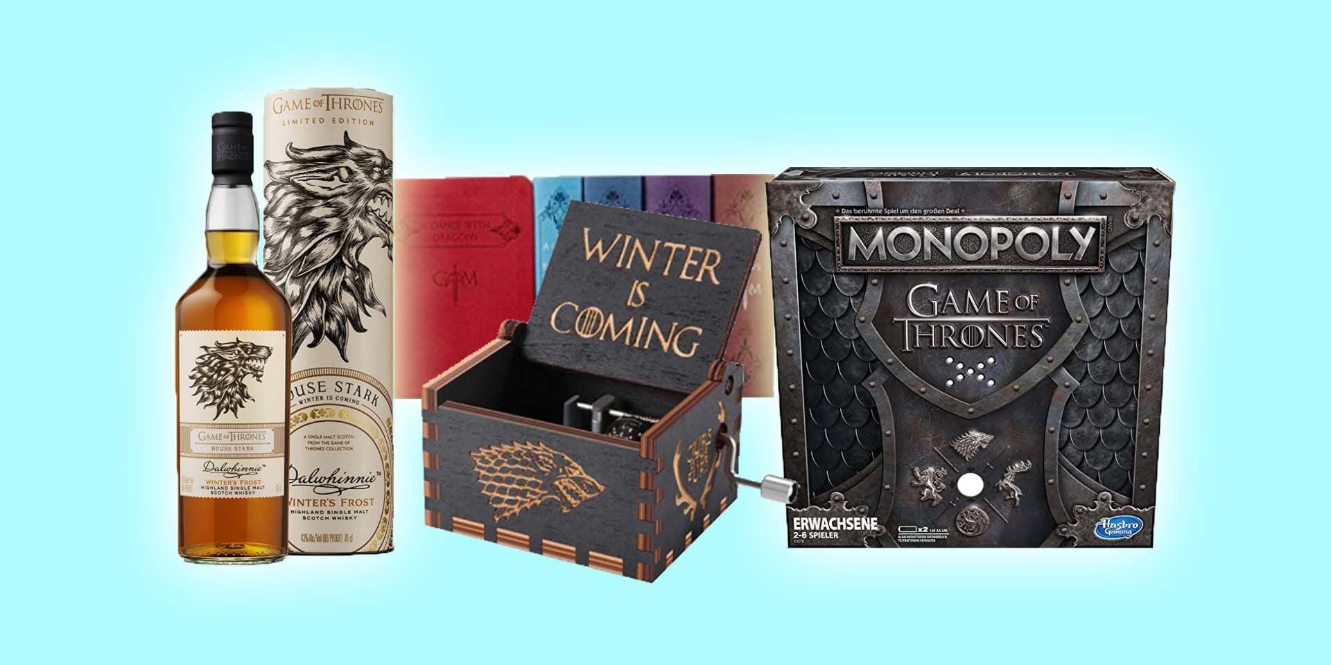 Sind Sie noch auf der Suche nach Geschenken für einen Game of Thrones Fan? Hier haben wir ein paar Geschenkideen für Sie.